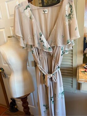 Show Me Your Mumu Blush Satin Slip Dress
